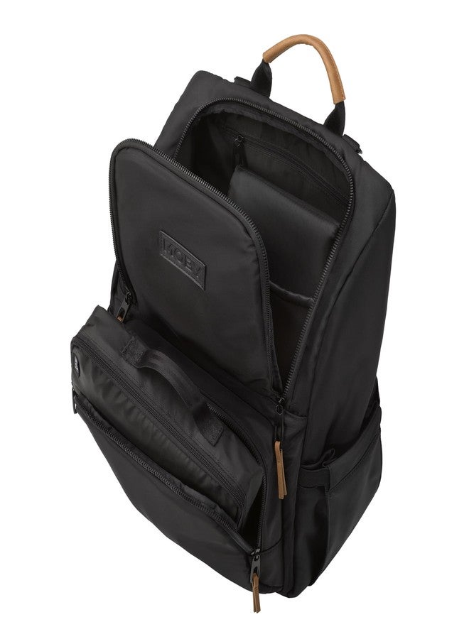 Moby Parent Pack Diaper Bag Backpack, Stylish & Practical for Parents On-the-Go, Holds All Baby Essentials, For Everyday Use & Travel (Black) - Image 4